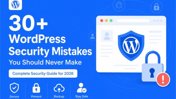 30+ WordPress security mistakes to avoid